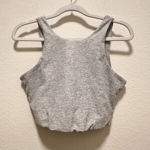 Outdoor Voices Womens Size Small Sports Bra Tank Top Gray Athleisure Gym Running